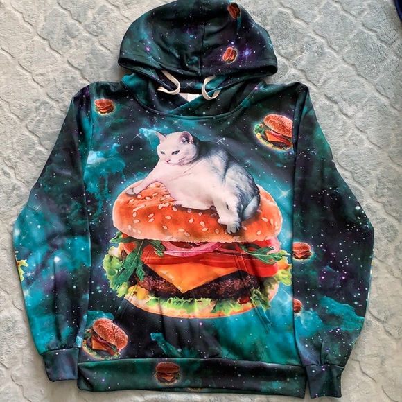 Cat burger hoodie - Picture 1 of 3